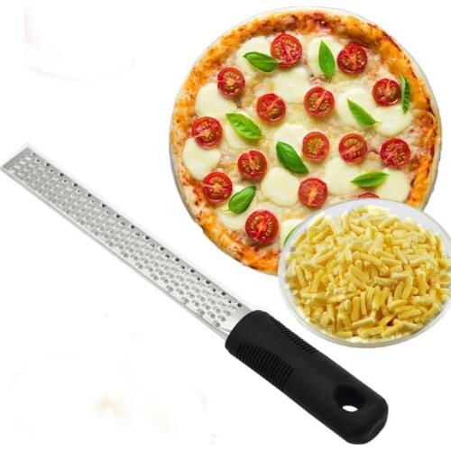 Practical Cheese Grater Stainless Steel Lemon Zester Citrus Peeler Fruit Grater Kitchen Tools LX5166