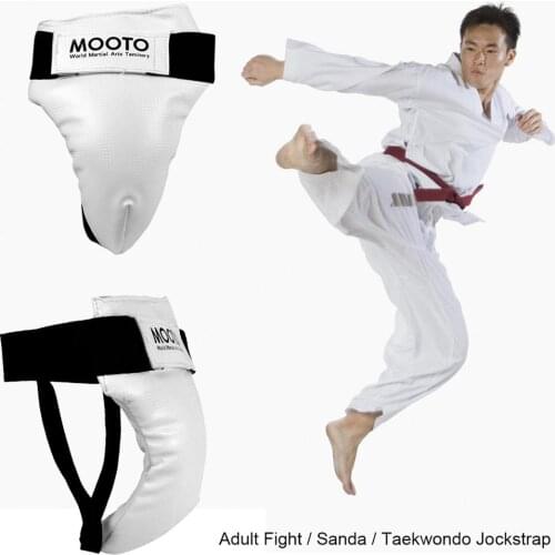 Sanda Crotch Guard Karate Muay Thai Boxing Kickboxing Groin Protector Jockstrap Supporter Training Equipment for Adult Male