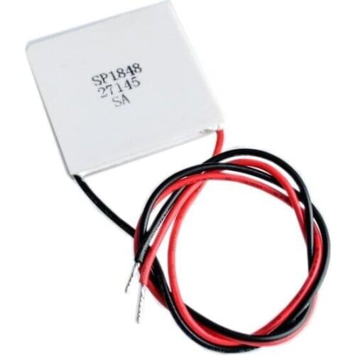 【AH ROBOT】SP1848-27145 TEC 40x40mm Semiconductor Thermoelectric Heatsink Cooler Peltier Plate Module For Power Generation