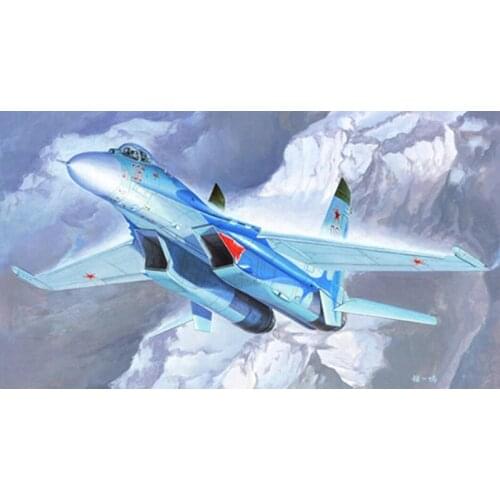 Trumpeter 01660 1/72 Plane Russian Su-27 Flanker-B Fighter Bomber Aircraft Model TH07100-SMT6