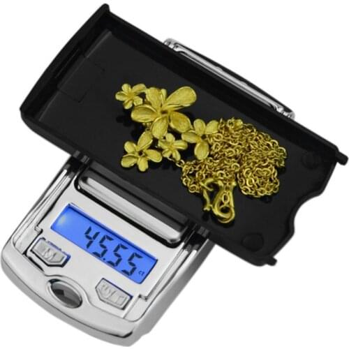 1PCS 100g/0.01g High Precision Mini Portable Jewelry Electronic Scale Balance Car Key Ring Keychain Kitchen Scales