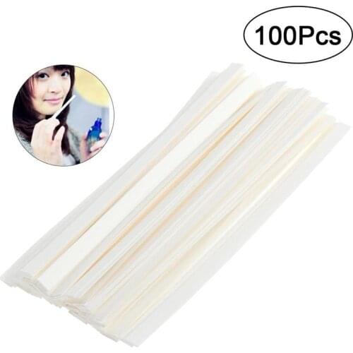 100pcs Aromatherapy Fragrance Perfume Essential Oils Test Tester Paper Strips Smell Stick Perfume Special