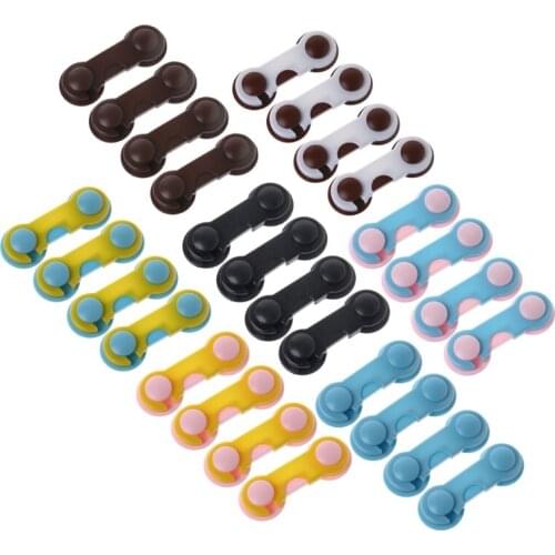 4Pcs Doors Drawers Wardrobe Toddler Baby Children Protection Safety Plastic Lock