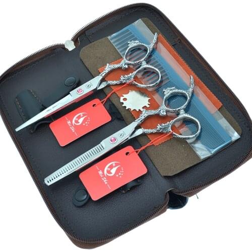 6.0 Inch Meisha Barber Hair Shears Hair Cutting Thinning Scissors Salon Hairdressing Scissors Household Hair Tools Kit A0111A