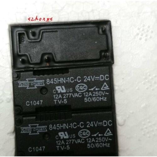 845hn-1c-c 24VDC 12a 5-pin relay