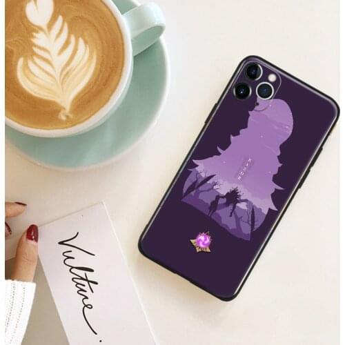 Razor Genshin Impact design art Silicone Glass Phone Case Cover Shell For iPhone SE 6 6s 7 8 Plus X XR XS 11 12 Mini Pro Max