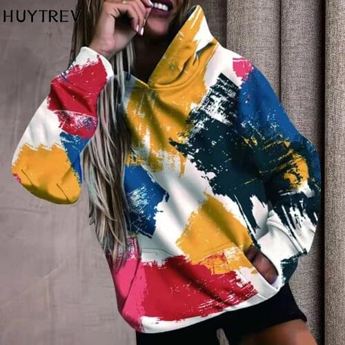 Huytrev Womens Autumn Hoodies