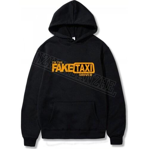 Fake Taxi Driver Regular Fashion Brand Mens Hoodies Spring Autumn Male Casual Sweatshirts Men and women Sweatshirt Tops 0273