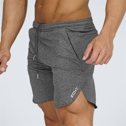 Men fitness shorts Top Quality Mens Casual Brand Gyms Fitness Shorts Men Professional Bodybuilding Short Pants size M-XXL