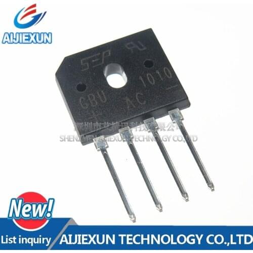 50Pcs GBU1010 10A GLASS PASSIVATED BRIDGE RECTIFIER New and original