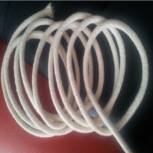4mm Braided Cotton Rope Tape with Cotton filling Drawstring Bags Accessory Binding Craft Plait Cotton Sash Cord Rope 90 meter