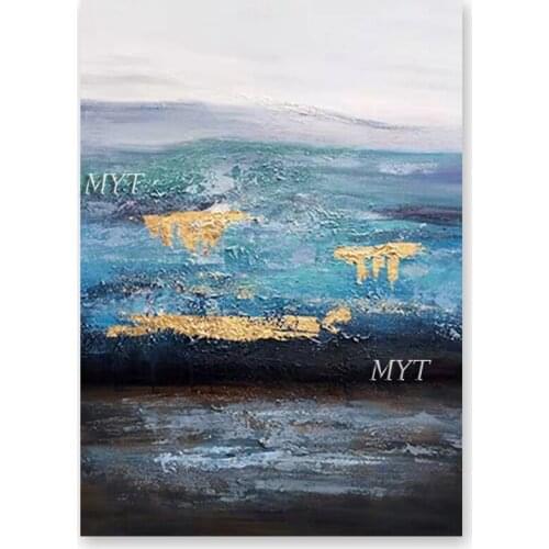 Modern Simple Abstract Canvas Wall Art Real Hand-painted Oil Painting Home Decoration Show Piece Acrylic Artwork For Living Room