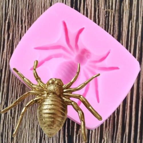 Sugarcraft Spider Silicone Mold Fondant Mold Cake Decorating Tools Chocolate Mold Kitchen Baking Mold