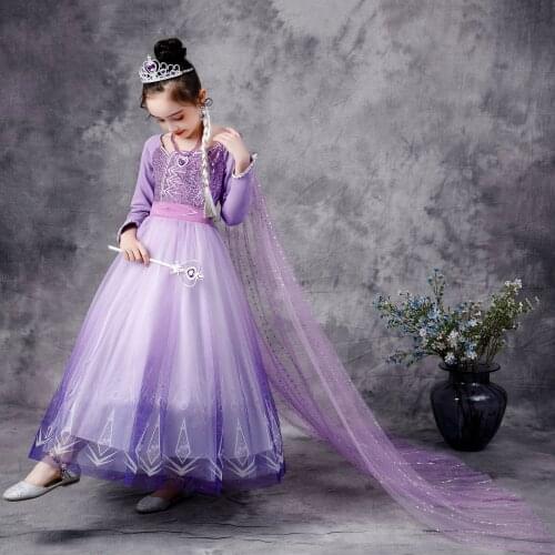 Formal Evening Girl Kids Dresses Long Tail Party Ball Gown Wedding Princess Dress 3-10 Years