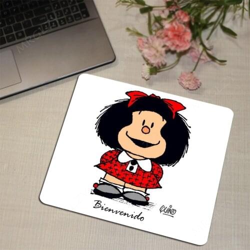 MRGLZY Cartoon Comfortable Mouse Pad Gaming Mouse Pad Size 200x250MM Rubber Mafalda Mouse Pad Desk Mat small mouse pad