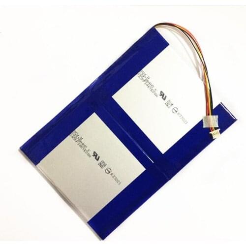 1pc 3.7v 6000mah lithium laptop battery polymer lithium ion li-ion battery use for lapto V919 power bank tablet pc cell phone