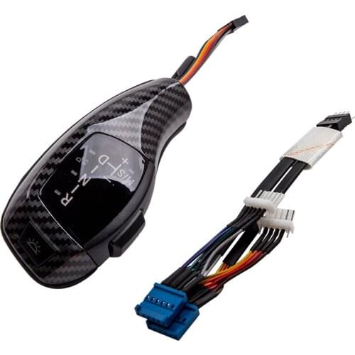 1PC Car F30 Style Carbon Fiber LED Shift Knob Gear For BMW E92 E93 3 Series 2007-2010 For BMW E81 E82 E84 1987-1989 Dropshipping