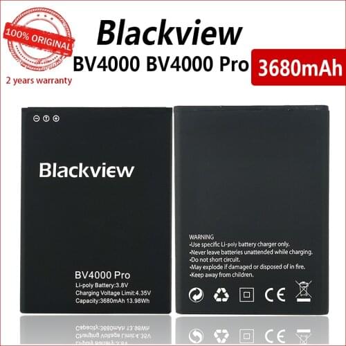 100% Original 3680mAh Battery For Blackview BV4000 BV 4000 Pro MTK6580A High quality Batteries With Tracking Number