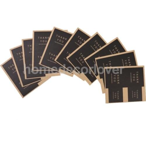 40pcs/lot Thank You for your kindness self-adhesive stickers kraft label sticker For DIY Hand Made Gift /Cake /Candy paper tags