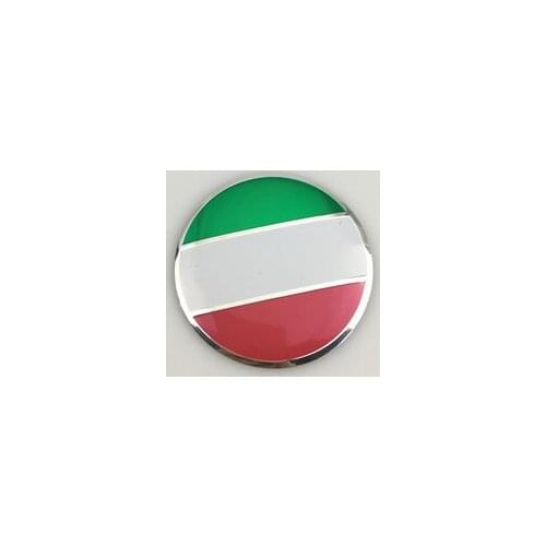 56mm Italy Flag Auto Wheel Center Hub Cap Badge Emblem Decal Sticker Car Accessories x4