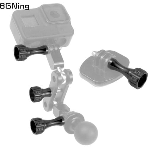 Aluminum M5 Short Long Thumb Knob Screw Nut with Wrench for GoPro Max Hero 9 Yi for DJI OSMO Action for Insta360 Video Cameras