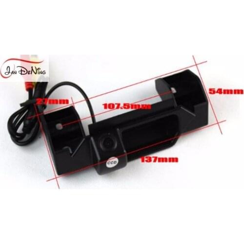JanDeNing HD CCD Car Rear View Parking/ Backup Reverse Camera/ WaterProof Trunk Handle OEM For Suzuki SX4 Hatchback 2006-2014