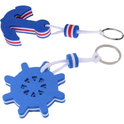 Prettyia Yachting Boating Floating Key Chain Key Ring Keyring Floats Fobs