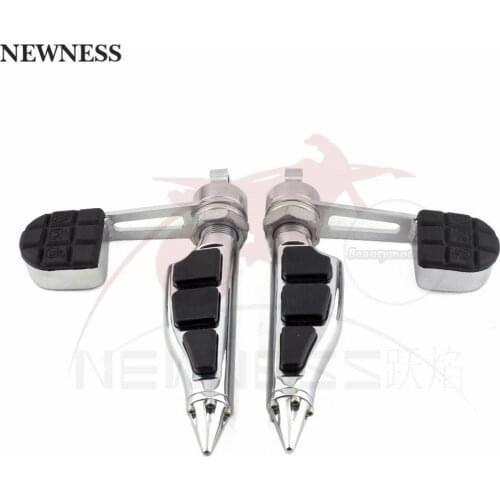 Foot Pegs Footrest & Heel Stirrup case for Harley Softail Sportster 883 1200