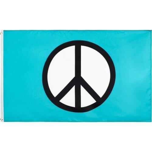 90x150cm peace sign symbol flag