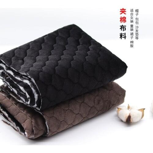 Cotton upholstery padded winter clothing fabric