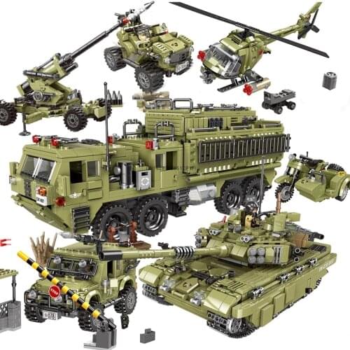 Military Series Tank Weapon Building Blocks Toys Compatible Technical Kids War Enlighten Bricks Toys Gifts For Children