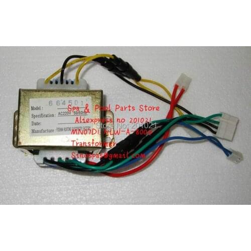 Hot tub Controller Pack Transformer 6645D1 AC220/240v - DC12/13.2v for MN07D1 M24A and M24B systems Chinese Monalisa Jazzi spa