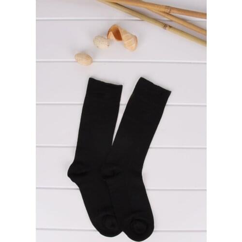 Mens Bamboo Black 5-piece Socks High Quality