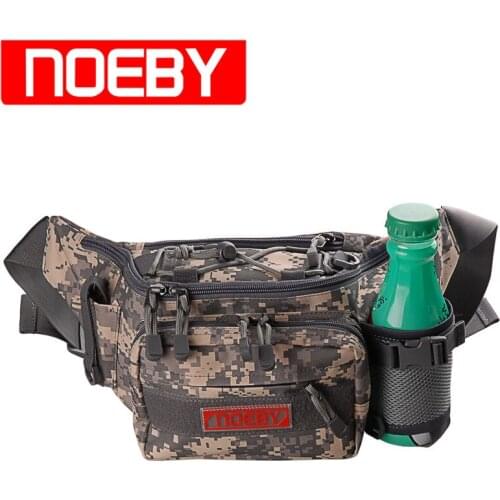 Noeby Fishing Bag 28x19x12cm Canvas Multifunctional Waist Bag Fishing Tools Cover Outdoor Bagpack Bolsa Pesca Outdoor Equipment