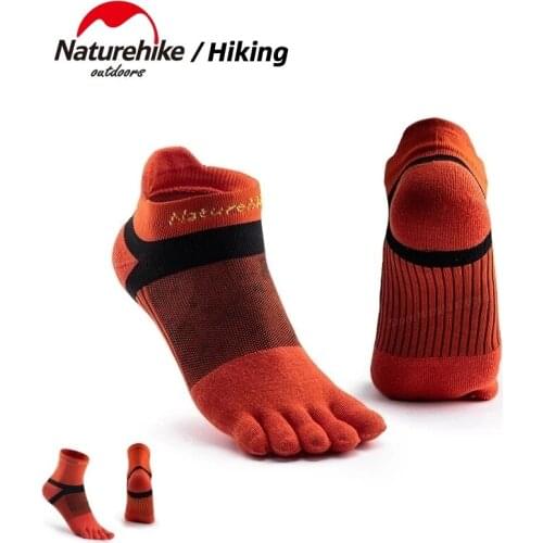 Naturehike New Getting Started Running Five Finger Socks Running Coolmax Unisex Hygroscopic Camp Sports Socks Marathon Socks