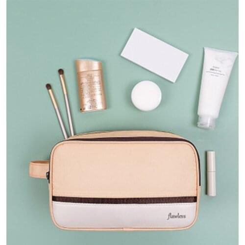 New portable dry and wet separation bag high-grade color matching scratch-resistant travel cosmetic bag cosmetic storage bag