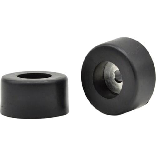 4Pcs/Lot 38*19mm Durable Black Isolation Rubber Table Chair Feet Pad Base, Anti-vibration Pad For Amplifier Speaker CD Cabinet