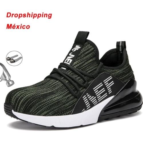Dropshipping Men women Work Shoes Steel Toecap Safety Boots European standard anti-smash anti-puncture sport shoes Safety Shoes