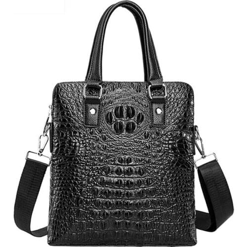 2020 New Luxury Mens Handbags 100% Cow Genuine Leather Male Shoulder Bag Real Natural Leather Crossbody Bag Messenger Bags