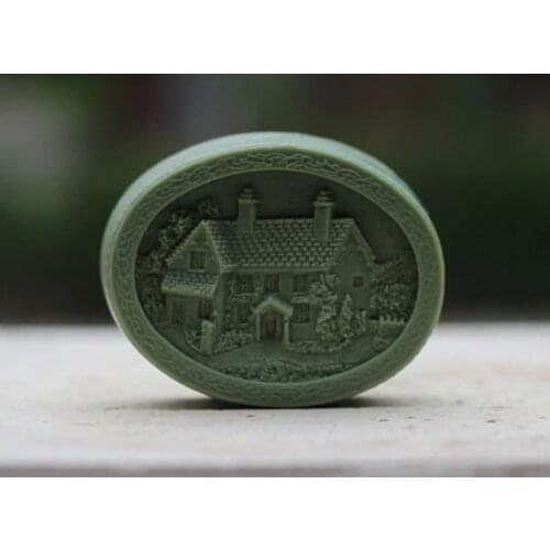 Wholesale!!1pcs Christmas Series Villa (R1214) Silicone Handmade Soap Mold Crafts DIY Mould