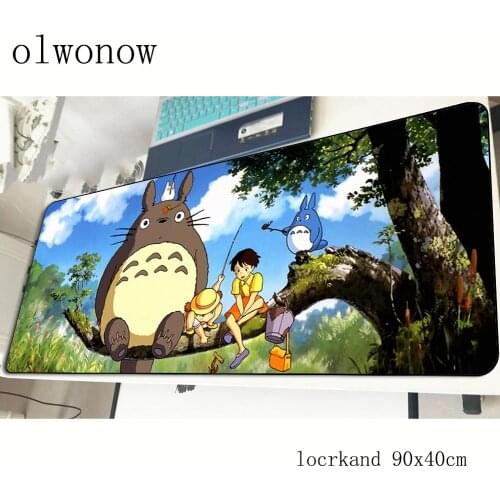 Totoro pad mouse computer gamer Aestheticism mouse pad 900x400x3mm padmouse Indie Pop mousepad ergonomic gadget office desk mats
