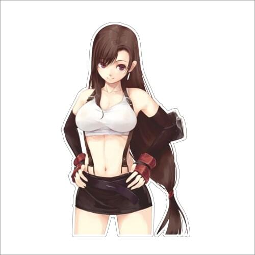 Graphics Hot Girl Anime Vinyl Helmet Tool Box Car Window Laptop Sticker Decal