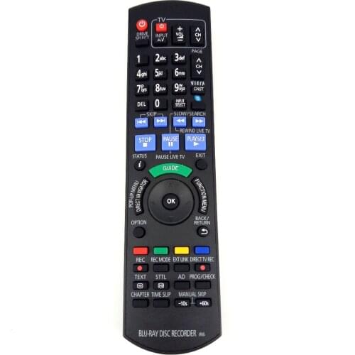 Replacement For Panasonic BLU-RAY DISC RECORDER Remote control for DMRPWT520 DMRPWT530 DMRPWT635 DMR-BWT800EB DMR-BWT700GZ