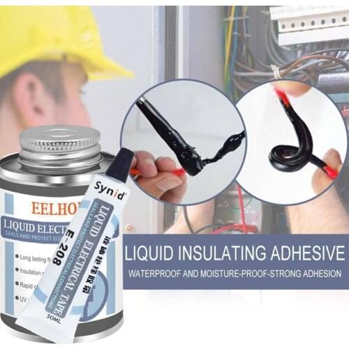 125ml Liquid Insulation Electrical Tape Tube Paste Waterproof Anti-UV Fast Dry Tape Dielectric Coating