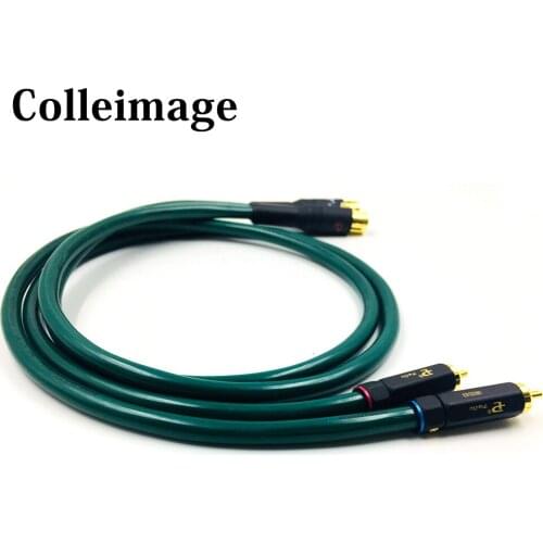 Colleimage H1 pair 2pcs H Hi-end HIFI Pair FA-220 OCC XLR to Male RCA Audio Cable Cables Wire Line