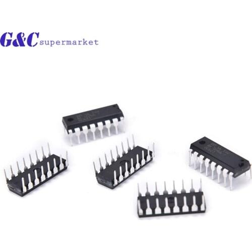 5PCS L293 L293D DIP DIP16 DIP-16 IC Motor Driver Drive Chip PAR PusH Pull 4 Four Channel Module IC Chips diy electronics