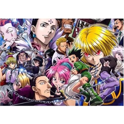 Anime Hunter x Hunter Canvas Painting Popular Classic Japanese Anime Home Decor Retro Painting Prints Wall Art Home Room Decor