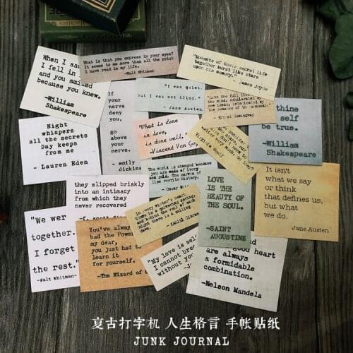 19pcs/lot Memo Pads Sticky Notes Life motto TimHoltz style Series in the afterglow Paper diary Scrapbooking Stickers Office