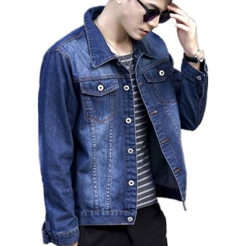 C1013 2021 spring autumn new mens Korean version fashion casual slim student denim jacket cheap wholesale free shipping