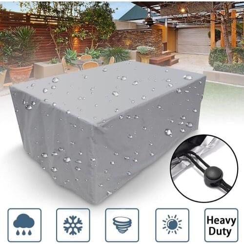 Multi-size Waterproof Outdoor Patio Garden Furniture Covers Rain Snow Chair covers for Sofa Table Chair Dust Proof Cover